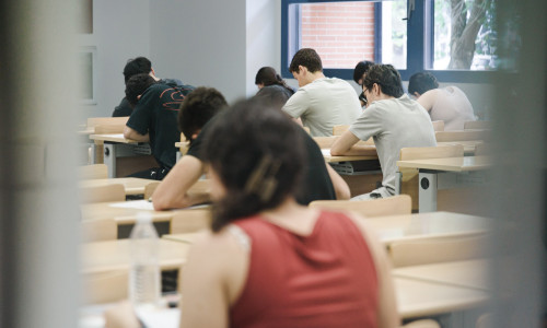 examen, test, elevi
