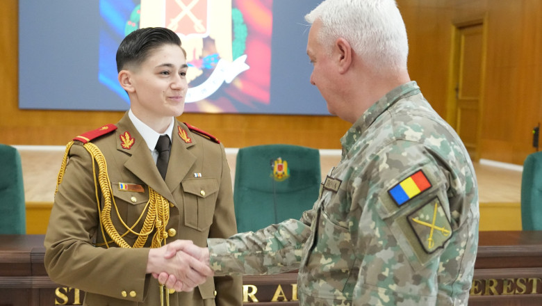 Miruna Gabriela Duracu/ Foto: Facebook Forţele Terestre Române