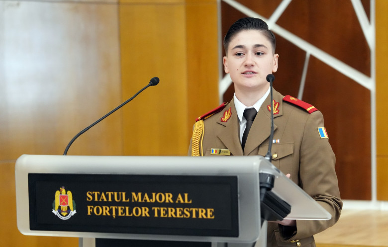 Miruna Gabriela Duracu/ Foto: Facebook Forţele Terestre Române