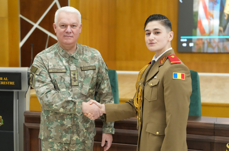 Miruna Gabriela Duracu/ Foto: Facebook Forţele Terestre Române
