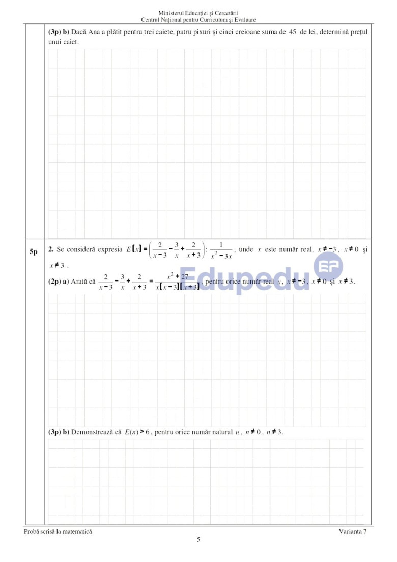 subiecte matematica, evaluarea nationala 2025 (6)