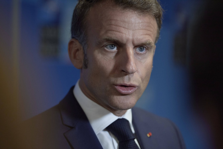 NATO Summit Emmanuel Macron Press Point