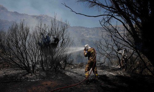 Incendii de vegetație în Chios/ Profimedia