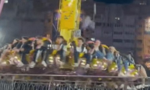 Incident într-un parc de distracții din Bacău/ Foto: Captură video