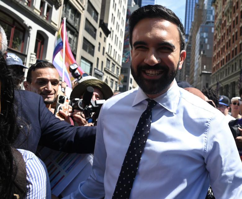 Zohran Mamdani At New York City Pride Parade 2025 In Manhattan