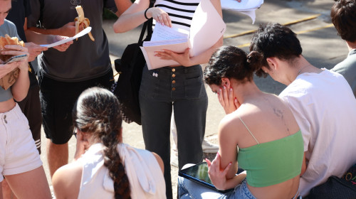 elevi, examen