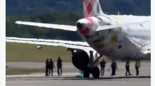 aeroport milano, incident grav