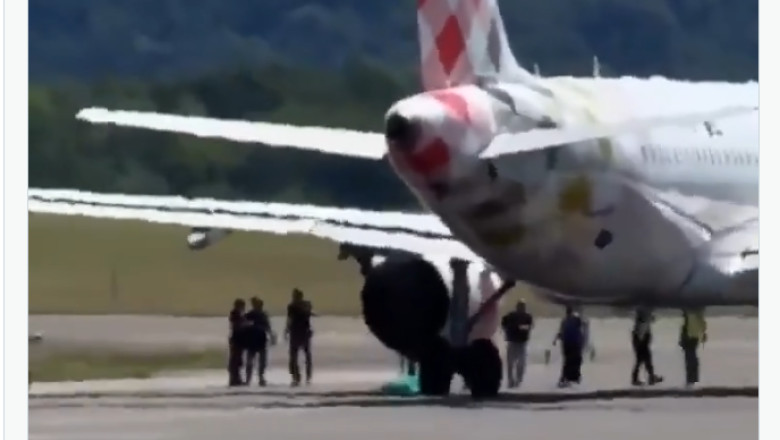 aeroport milano, incident grav