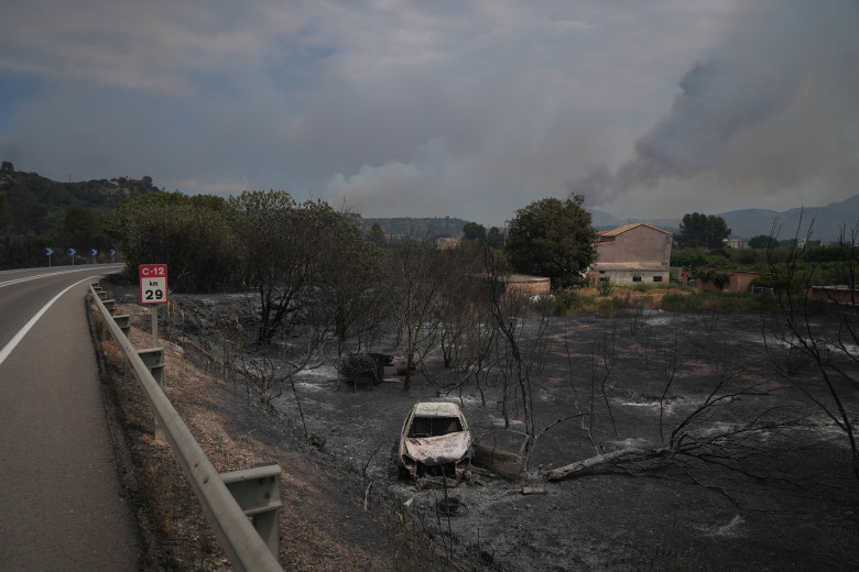Incendiu de vegetație în Catalonia/ Profimedia