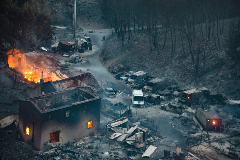 Incendiu de vegetație lângă Marsilia/ Profimedia