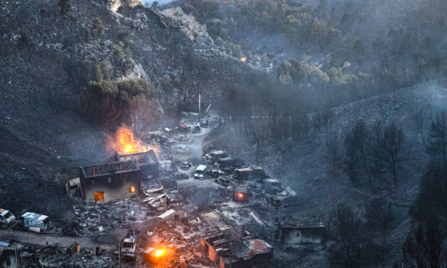 Incendiu de vegetație lângă Marsilia/ Profimedia