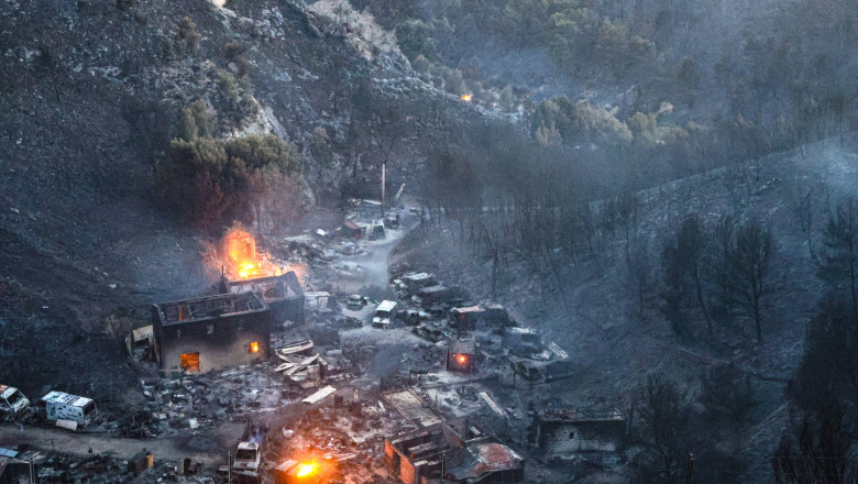 Incendiu de vegetație lângă Marsilia/ Profimedia