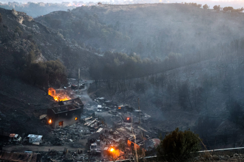 Incendiu de vegetație lângă Marsilia/ Profimedia