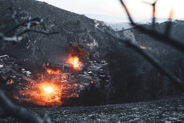 Incendiu de vegetație lângă Marsilia/ Profimedia