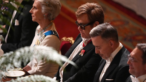 State Banquet for President of France Emmanuel Macron and his wife Brigitte Macron, Windsor Castle, Berkshire, UK - 08 Jul 2025