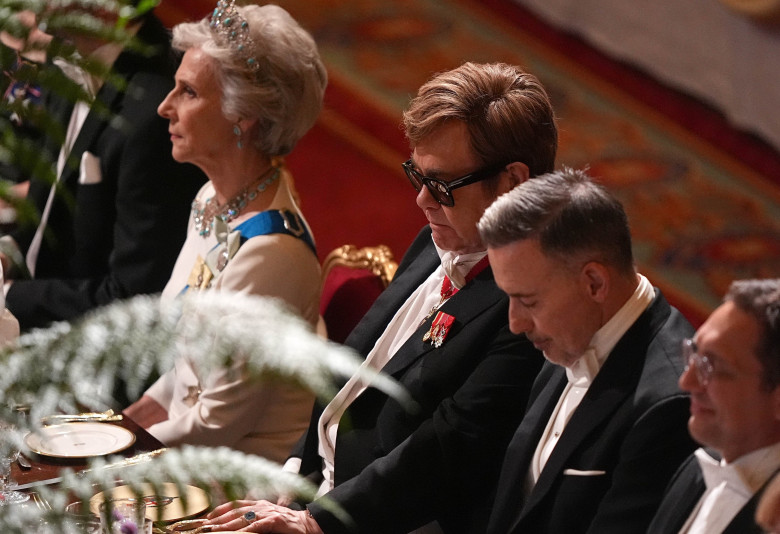 State Banquet for President of France Emmanuel Macron and his wife Brigitte Macron, Windsor Castle, Berkshire, UK - 08 Jul 2025
