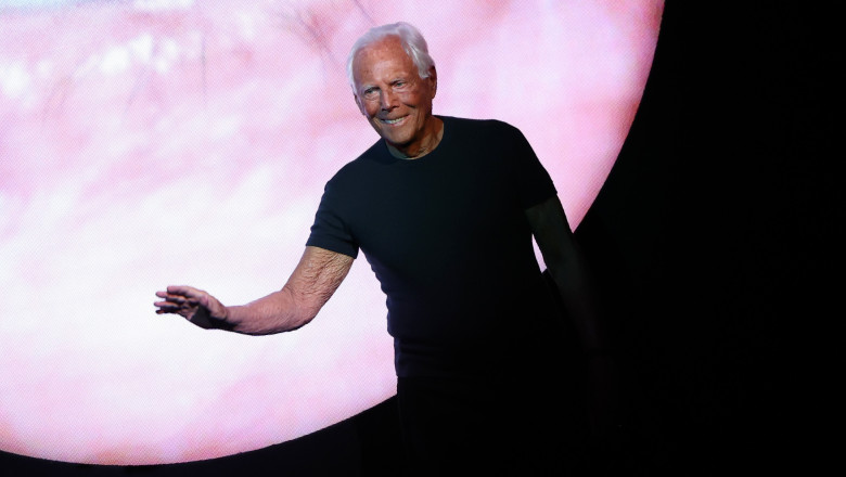 Giorgio Armani - Runway - Milan Fashion Week - Menswear Fall/Winter 2024-2025