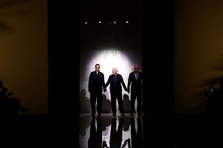 Giorgio Armani - Runway - Milan Fashion Week - Menswear Spring/Summer 2025