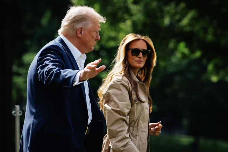 DC: President and First Lady Trump Depart the White House for Kerrville, Texas