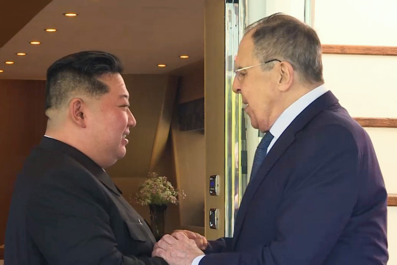 Foreign Ministers Of North Korea And Russia Meet In Wonsan
