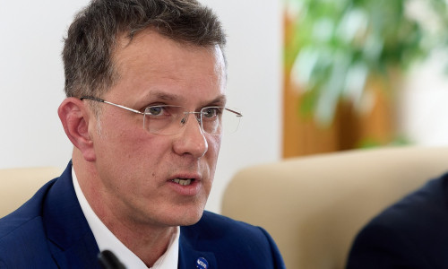 Ionut Mosteanu, Proposed Minister of Defense, heard in Parliament, Bucharest, Romania - 23 Jun 2025
