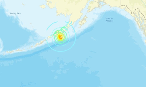 Alertă de tsunami declanşată după un cutremur cu magnitudinea de 7,3 în largul coastelor din Alaska/ Foto: X