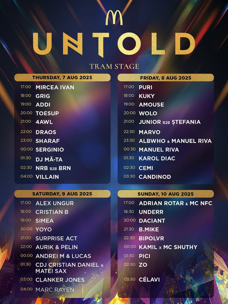 tram stage untold 2025