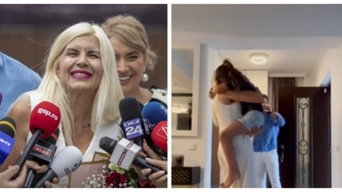 Elena Udrea a făcut public un clip în care a surprins reîntâlnirea cu fiica sa, Eva