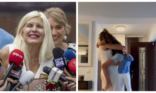 Elena Udrea a făcut public un clip în care a surprins reîntâlnirea cu fiica sa, Eva