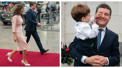 Nicușor Dan, alături de familie la Salzburg