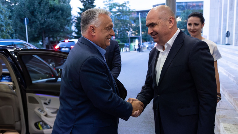 Ilie Bolojan și Viktor Orban