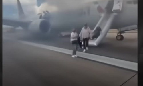 Incendiu la bordul unui avion