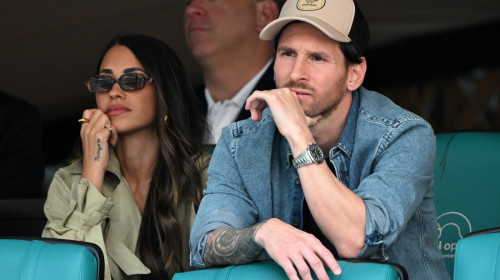 Lionel Messi și soția sa, Antonela Roccuzzo