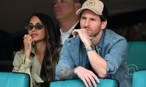 Lionel Messi și soția sa, Antonela Roccuzzo