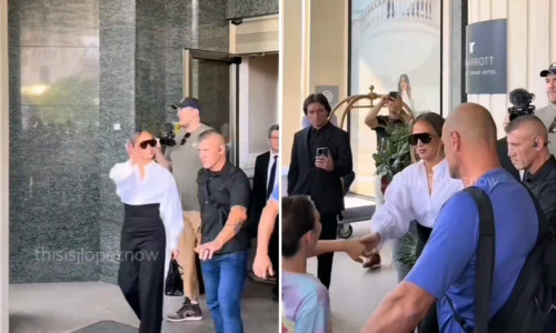 Jennifer Lopez, gest emoționant făcut imediat după ce a ieșit din hotelul în care a stat în București/ Foto: Captură video Instagram