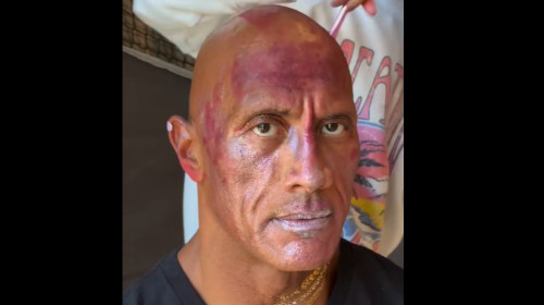 dwayne johnson machiat de fiicele lui