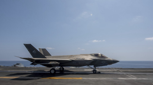 Un avion F-35 al Marinei SUA s-a prăbuşit în California/ Profimedia