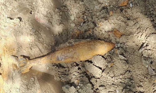 Bombă aruncător, în stare de funcţionare, din timpul celui de-al Doilea Război Mondial/ Foto: News.ro