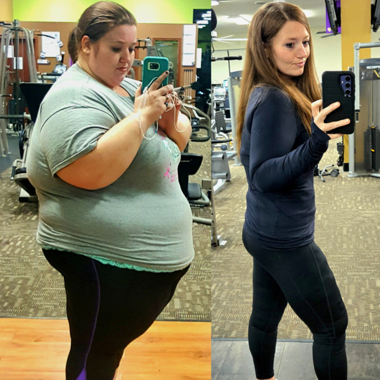 Woman who dropped 310lbs WITHOUT fat jabs after feeling like 'prisoner' in own body proudly shows off excess skin in swimwear but still CAN'T go swimming