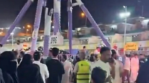 Accident grav într-un parc de distracții din Arabiei Saudite/ Foto. Captură video