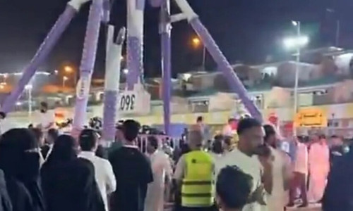 Accident grav într-un parc de distracții din Arabiei Saudite/ Foto. Captură video