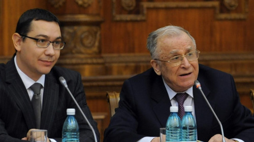 victor ponta si ion iliescu