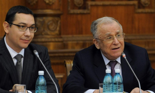 victor ponta si ion iliescu