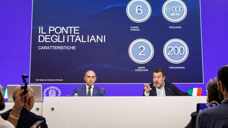Palazzo Chigi - Press Conference by Matteo Salvini, Rome, Italy - 06 Aug 2025