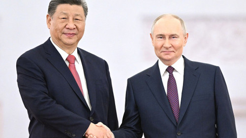 Russia, Moscow: Russian President Vladimir Putin Meets Chinese President Xi Jinping