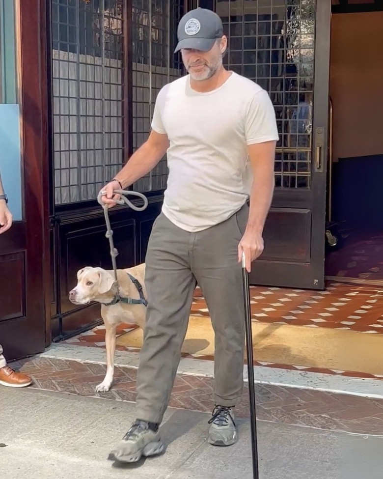 Jennifer Aniston and Jim Curtis check out of the Greenwich Hotel in New York