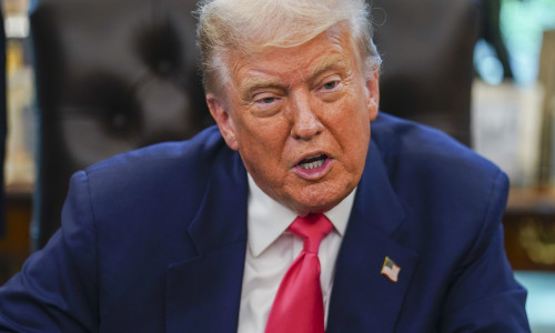 President Trump And SSA Commissioner Frank Bisignano Mark 90th Anniversary Of Social Security Act In Oval Office - 14 Aug 2025