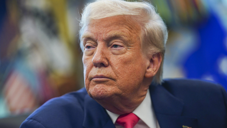 President Trump And SSA Commissioner Frank Bisignano Mark 90th Anniversary Of Social Security Act In Oval Office - 14 Aug 2025