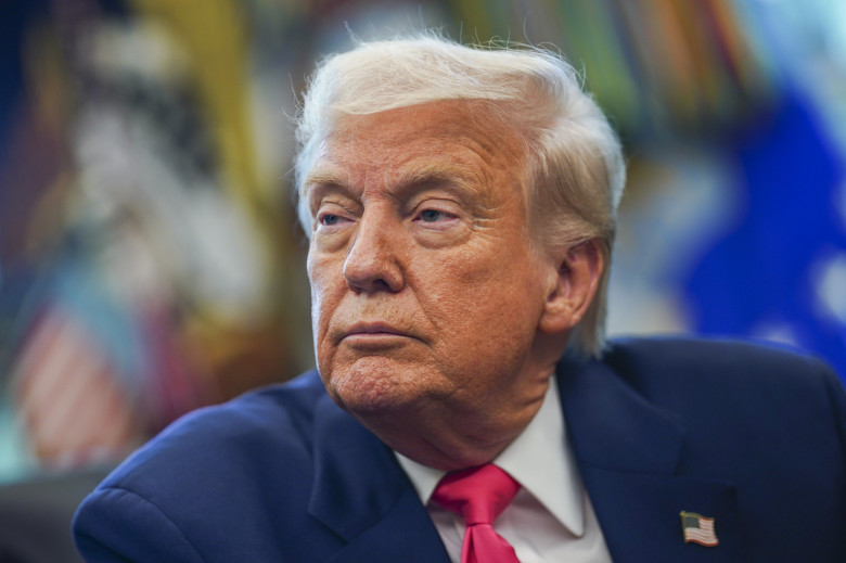 President Trump And SSA Commissioner Frank Bisignano Mark 90th Anniversary Of Social Security Act In Oval Office - 14 Aug 2025