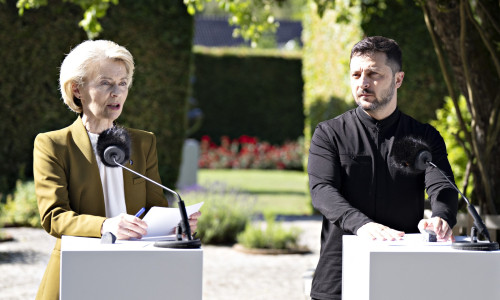 Ursula von der Leyen si volodimir zelenski